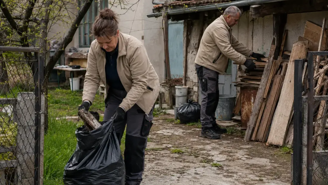 Фирма за почистване на дворове